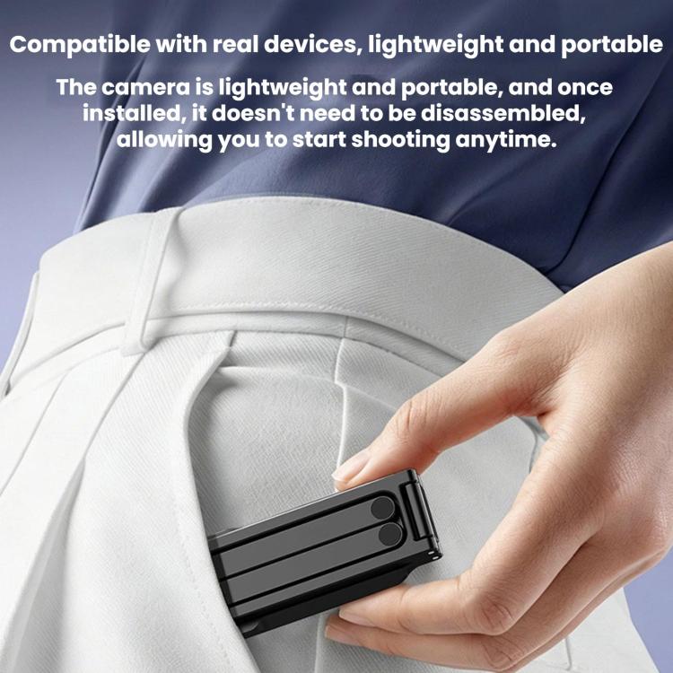 Supporto di montaggio in metallo magnetico BRDRC per treppiede DJI Osmo Pocket 4 / 3.