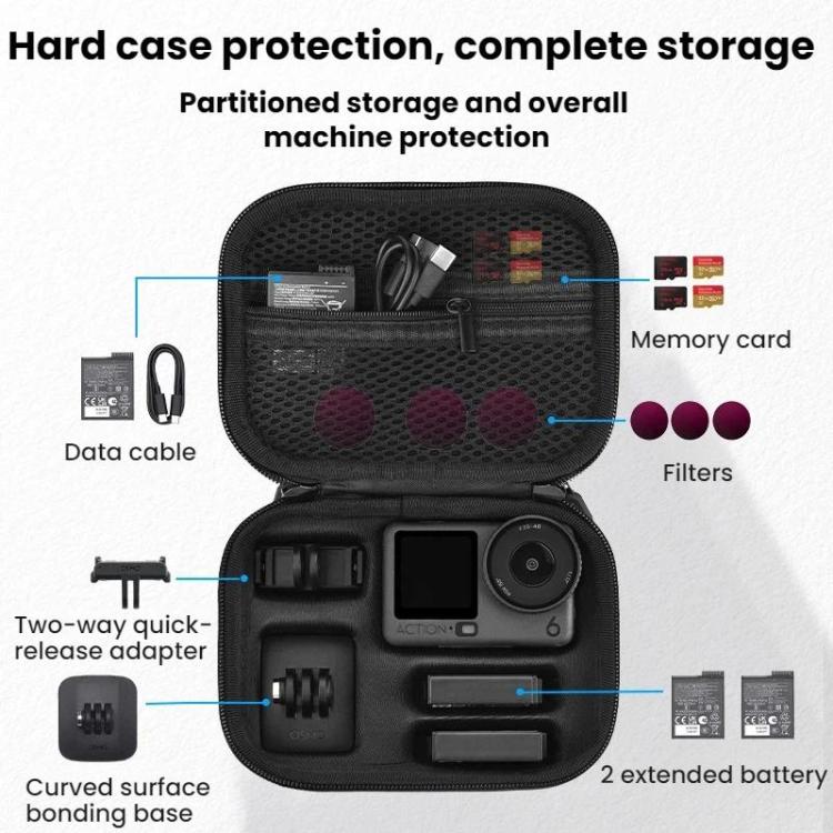 Custodia rigida per DJI Osmo Action 6/5 Pro/4