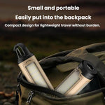 Lampada da campeggio pieghevole LED con gancio