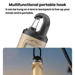 Lampada da campeggio pieghevole LED con gancio