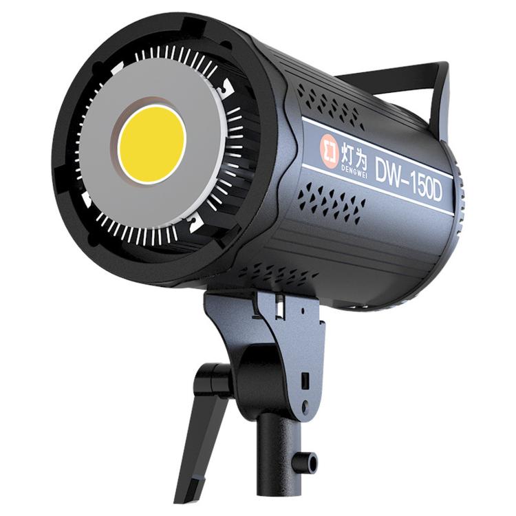 DENGWEI DW150D Lampada video a LED COB da 150 W con emissione continua bilanciata, ideale per studio., EU Plug, US Plug, UK Plug