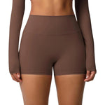 Pantaloncini fitness yoga a vita alta aderenti XL
