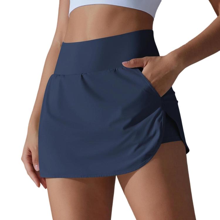 Gonna da tennis a vita alta aderente con tasche posteriori XL