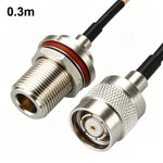 Cavo coassiale RG316 da TNC maschio a N femmina 0,1-5m