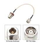 Cavo coassiale RG316 da TNC maschio a N femmina 0,1-5m