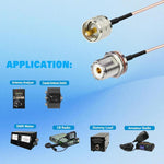 Cavo RF RG316 UHF PL-259 a SO-239 maschio-femmina