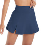 Minigonna pantalone a vita alta traspirante per yoga