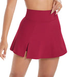 Minigonna pantalone a vita alta traspirante per yoga