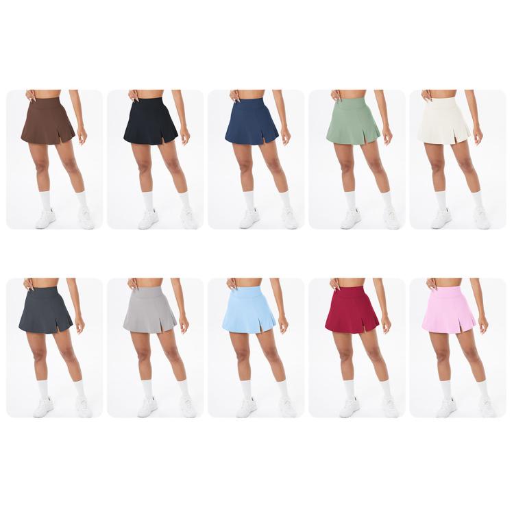 Minigonna pantalone a vita alta traspirante per yoga