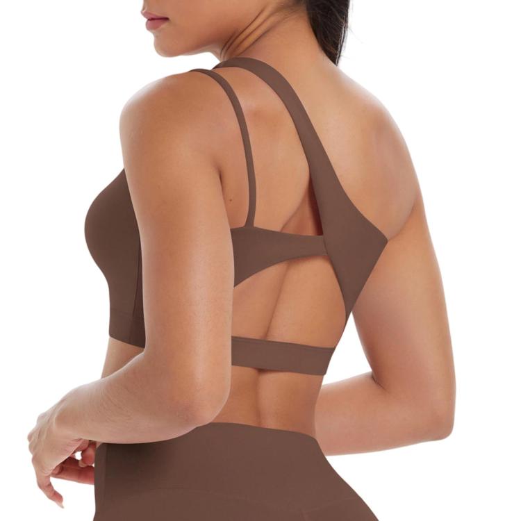 Reggiseno sportivo monospalla senza schienale S M