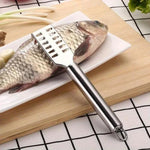 Squamatore pesce in acciaio inox LsCook Square