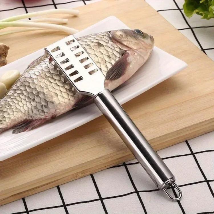 Squamatore pesce in acciaio inox LsCook Square