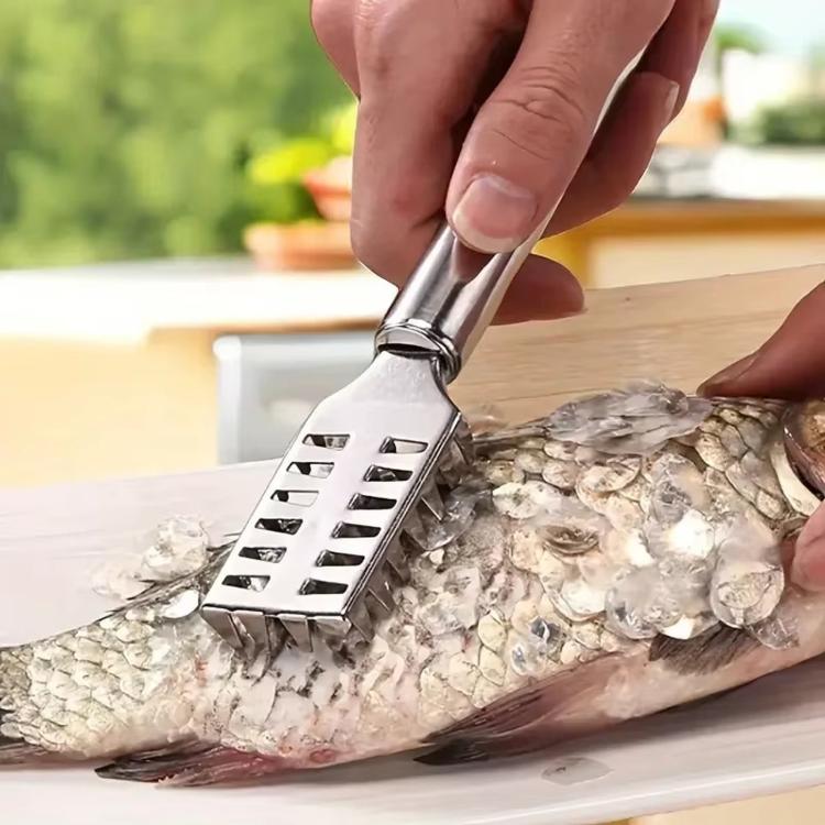 Squamatore pesce in acciaio inox LsCook Square
