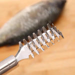 Squamatore pesce in acciaio inox LsCook Square