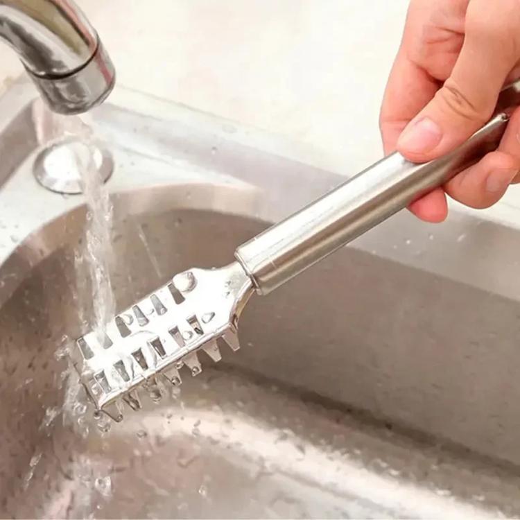 Squamatore pesce in acciaio inox LsCook Square