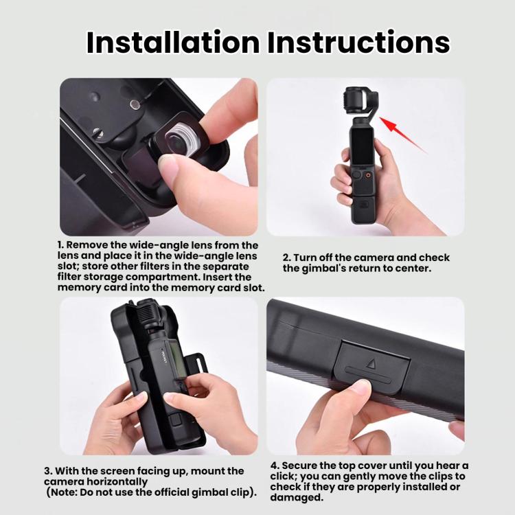 Custodia protettiva per DJI Osmo Pocket 4 e 3