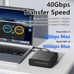 Box esterno SSD Blueendless USB4 NVMe 32TB RAID