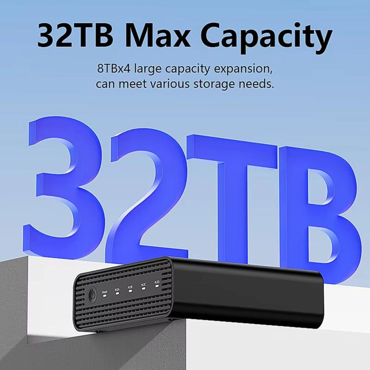 Box esterno SSD Blueendless USB4 NVMe 32TB RAID