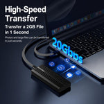 Box esterno per SSD M.2 NVMe USB 3.2 Gen 2x2 Type-C
