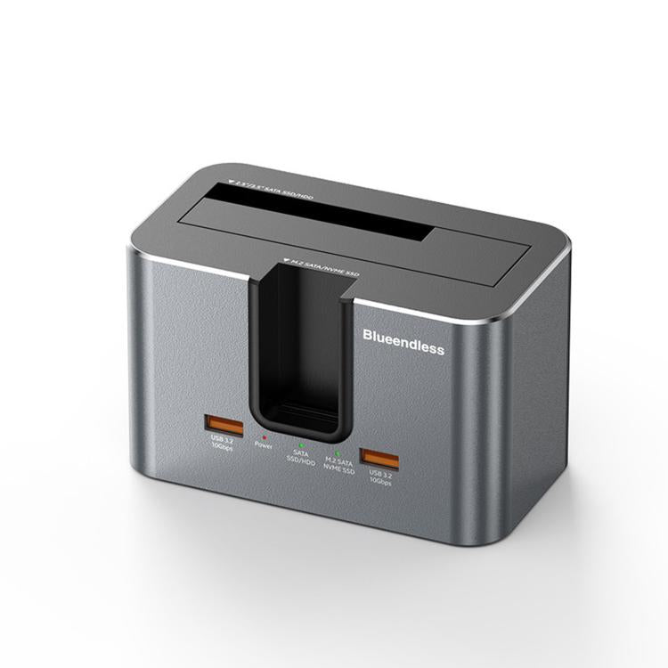 Blueendless Docking Station Dual Bay per SSD M.2 e SATA