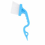 Spazzola pulizia guide finestre con raschietto 21cm