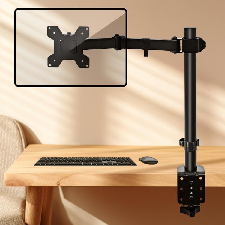 Supporto meccanico girevole a braccio singolo per monitor con mor