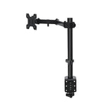 Supporto meccanico girevole a braccio singolo per monitor con mor
