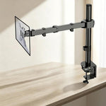 Supporto meccanico girevole a braccio singolo per monitor con mor