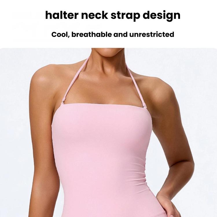 Tuta intera da yoga donna con scollo all'americana XL