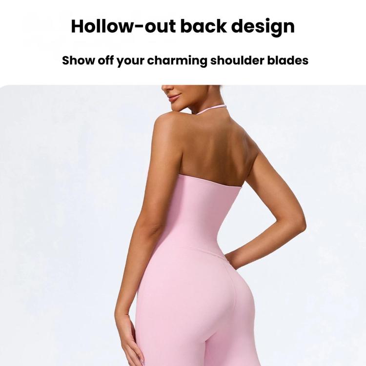 Tuta intera da yoga donna con scollo all'americana XL