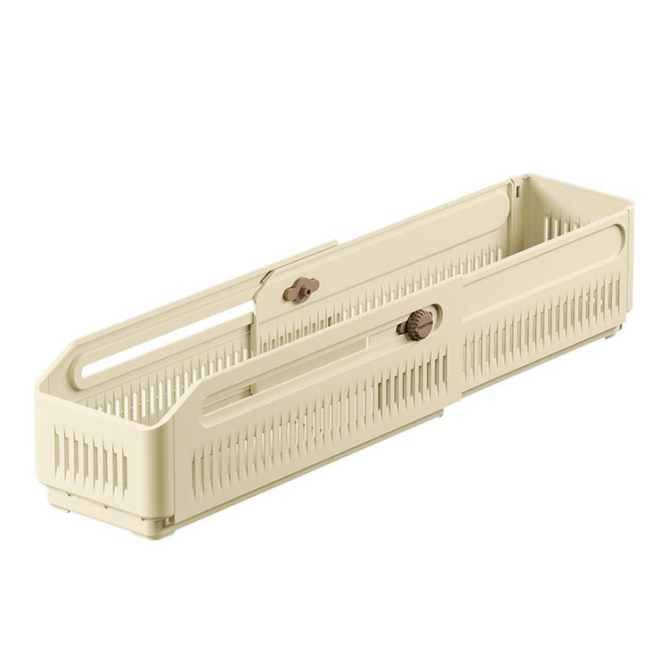 Cestini organizer espandibili in plastica per cassetti