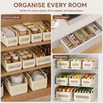 Cestini organizer espandibili in plastica per cassetti