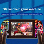 Console portatile retrò Q3 HD con schermo 4,3" e joystick