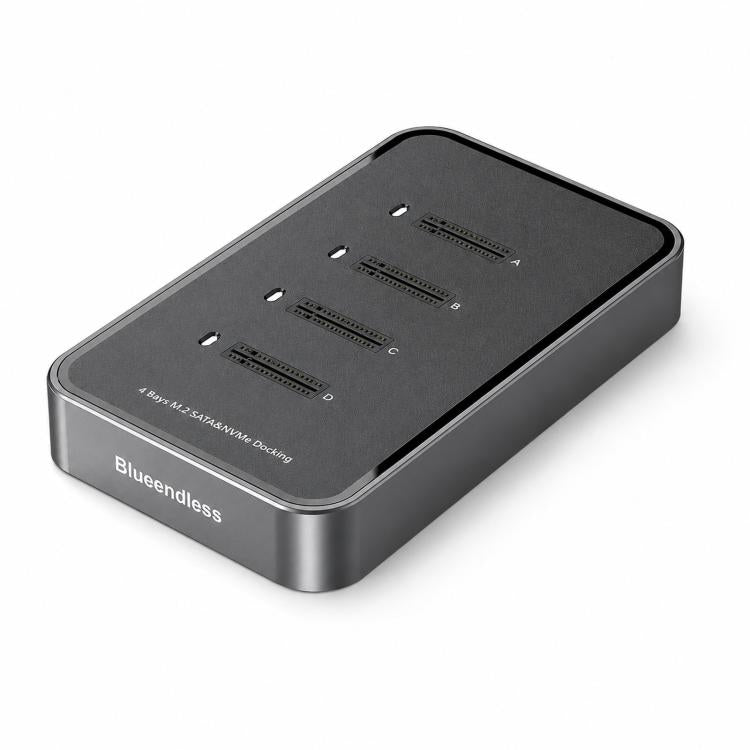 Blueendless Docking Station 4 Bay M.2 NVMe/SATA USB-C 10Gbps