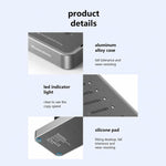 Blueendless Docking Station 4 Bay M.2 NVMe/SATA USB-C 10Gbps