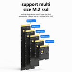 Blueendless Docking Station 4 Bay M.2 NVMe/SATA USB-C 10Gbps