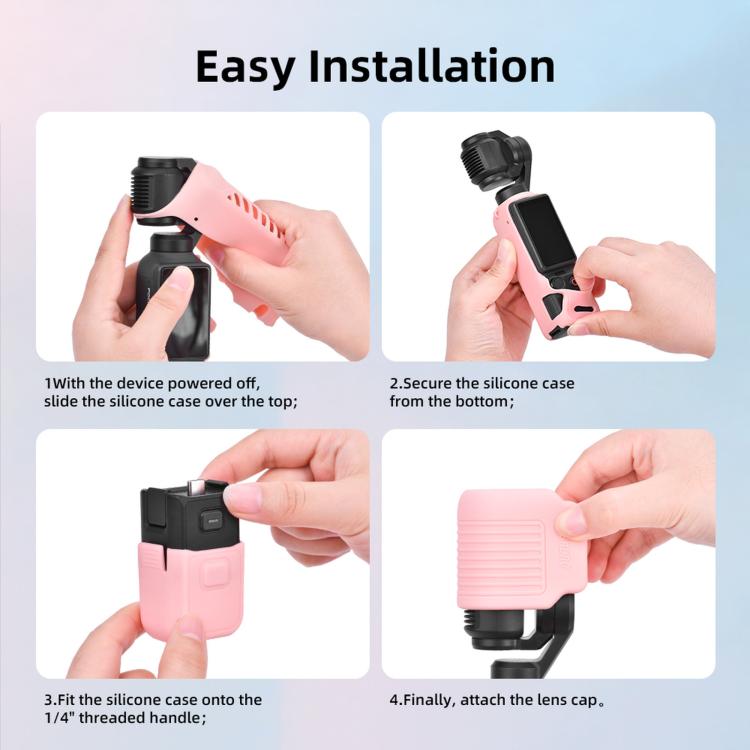 Custodia protettiva in silicone con parasole per DJI Osmo Pocket