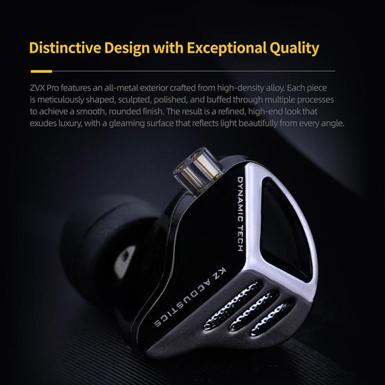 Auricolari in-ear dinamici KZ ZVX PRO con microfono