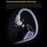 Auricolari in-ear dinamici KZ ZVX PRO con microfono