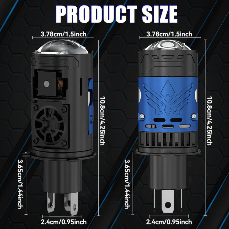 Faro anteriore ad alta potenza da 50 W per moto, modello N13, con connessione diretta.