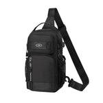 Borsa sportiva a tracolla da uomo in tessuto Oxford