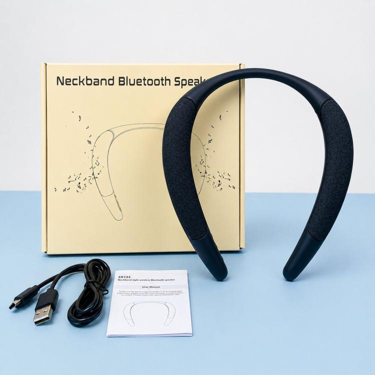 Altoparlante Bluetooth wireless fascia da collo portatile