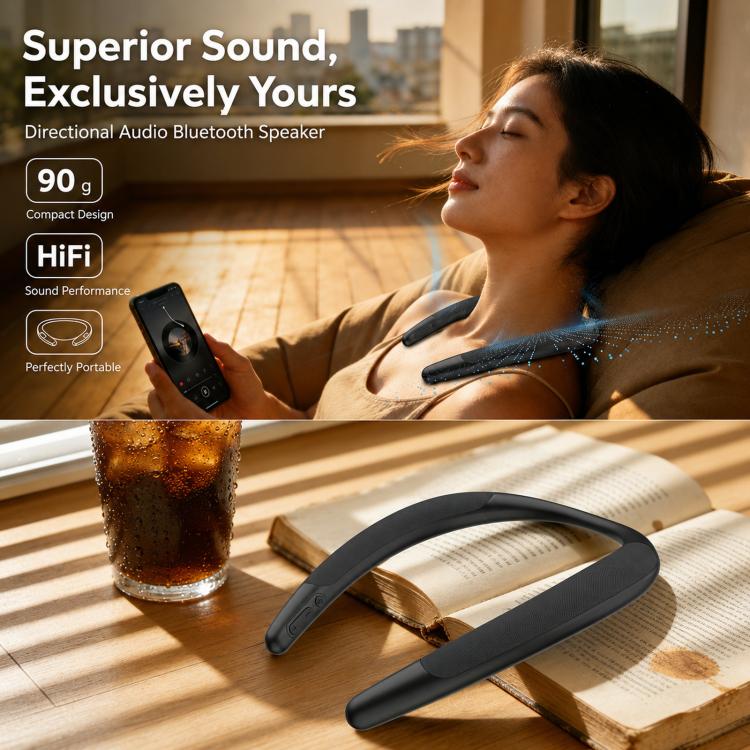 Altoparlante Bluetooth wireless fascia da collo portatile