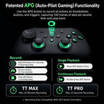 Controller wireless GuliKit TT MAX con joystick TMR regolabili a 720 gradi e gamepad con motore a levitazione magnetica per Switch/Switch 2, PC e iOS., TT MAX Black, TT MAX Grey