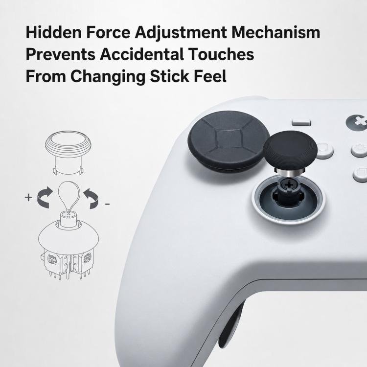 Controller wireless GuliKit TT MAX con joystick TMR regolabili a 720 gradi e gamepad con motore a levitazione magnetica per Switch/Switch 2, PC e iOS., TT MAX Black, TT MAX Grey