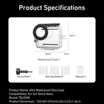 Custodia impermeabile TELESIN 60m per DJI Osmo Nano
