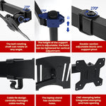 Supporto da scrivania per monitor 10-32 pollici VESA
