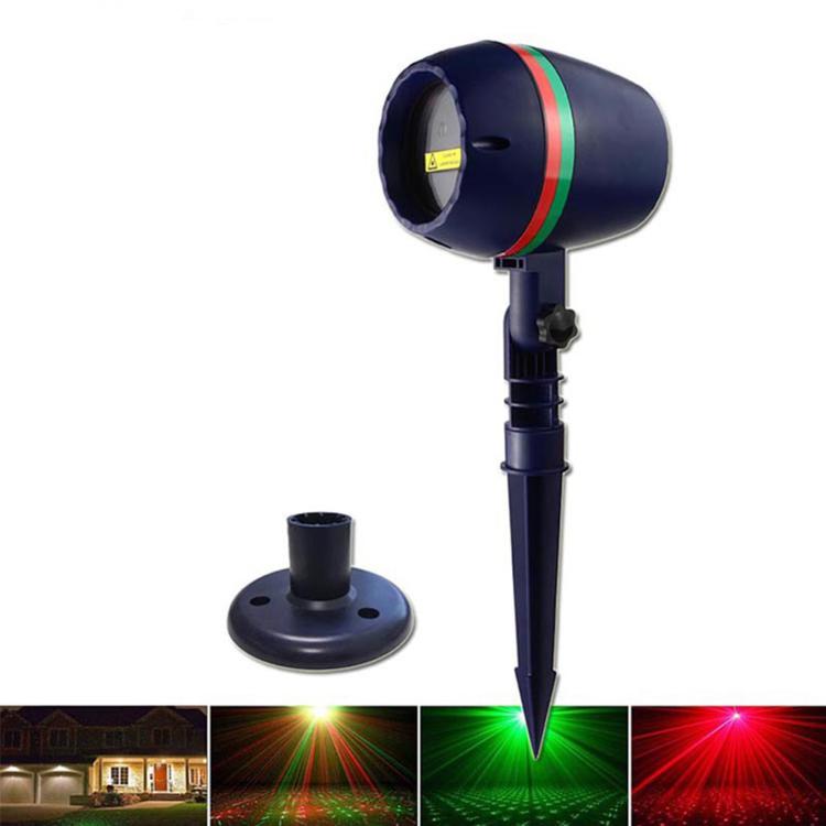 Lampada da giardino rotonda interrata con luce laser
