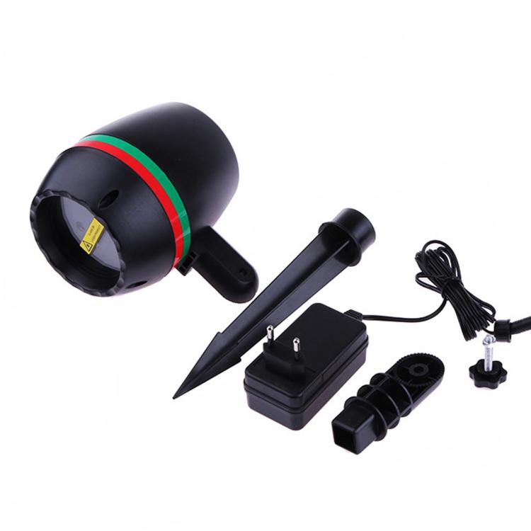 Lampada da giardino rotonda interrata con luce laser