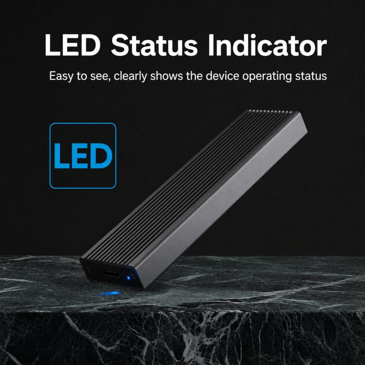 Blueendless Custodia SSD M.2 NVMe 10Gbps in Alluminio